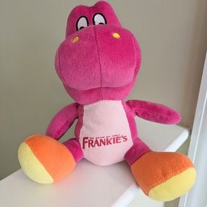 Fiesta Frankies Fun Park Pink Dinosaur Plush Stuffed Animal Ages 3 and Up 11"